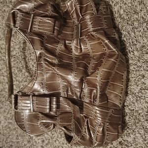 Women's brown handbag